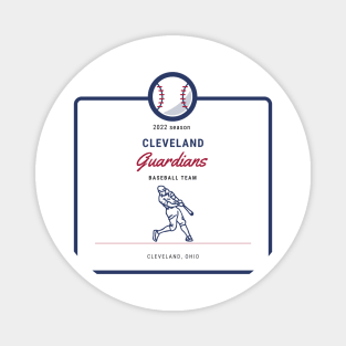 cleveland guardians for baseball lovers 2022 season T-Shirt Magnet